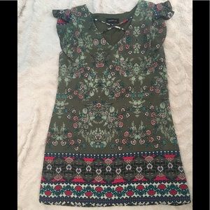 Green  tweeze me dress